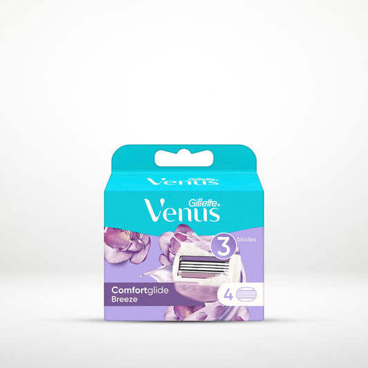Gillette Venus ComfortGlide Breeze Blades – 4 Count | 100% Original