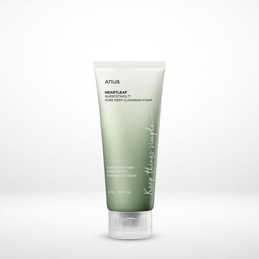 Anua Heartleaf Quercetinol Pore Deep Cleansing Foam – 150ml | 100% Original