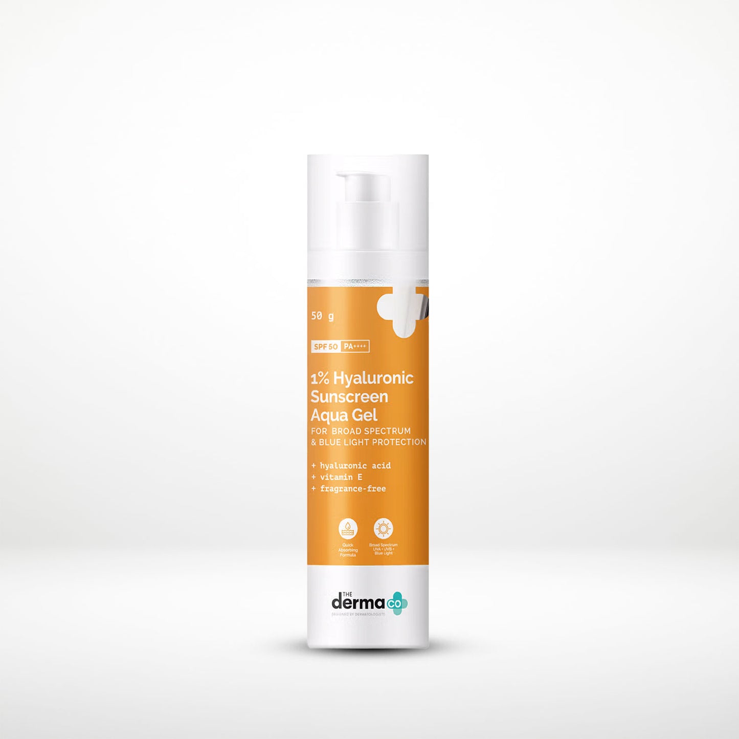 The Derma Co Hyaluronic Sunscreen Aqua Ultra Light Gel SPF 50 PA++++ 50g – 100% Original